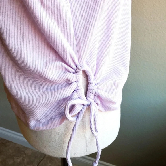 SO | Side Keyhole Racerback Tank Top in Purple sz 1X - Picture 4 of 7